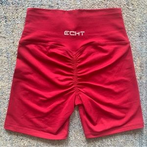 Echt Apparel Shorts Size S Red